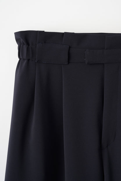 Smart tuck pants(Navy)