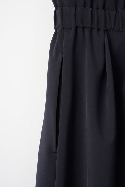 Smart tuck pants(Navy)