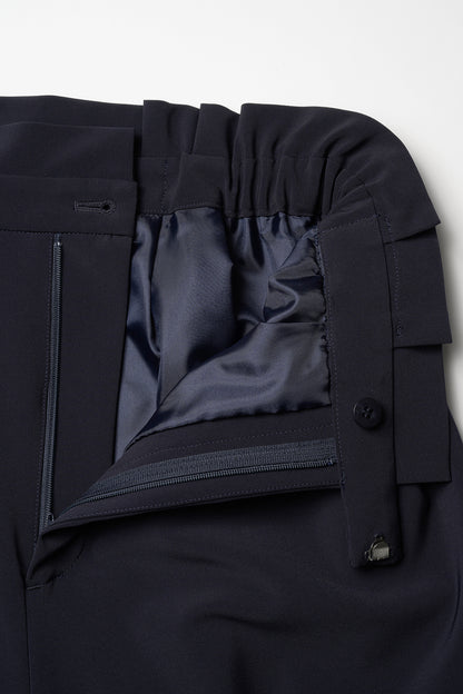 Smart tuck pants(Navy)