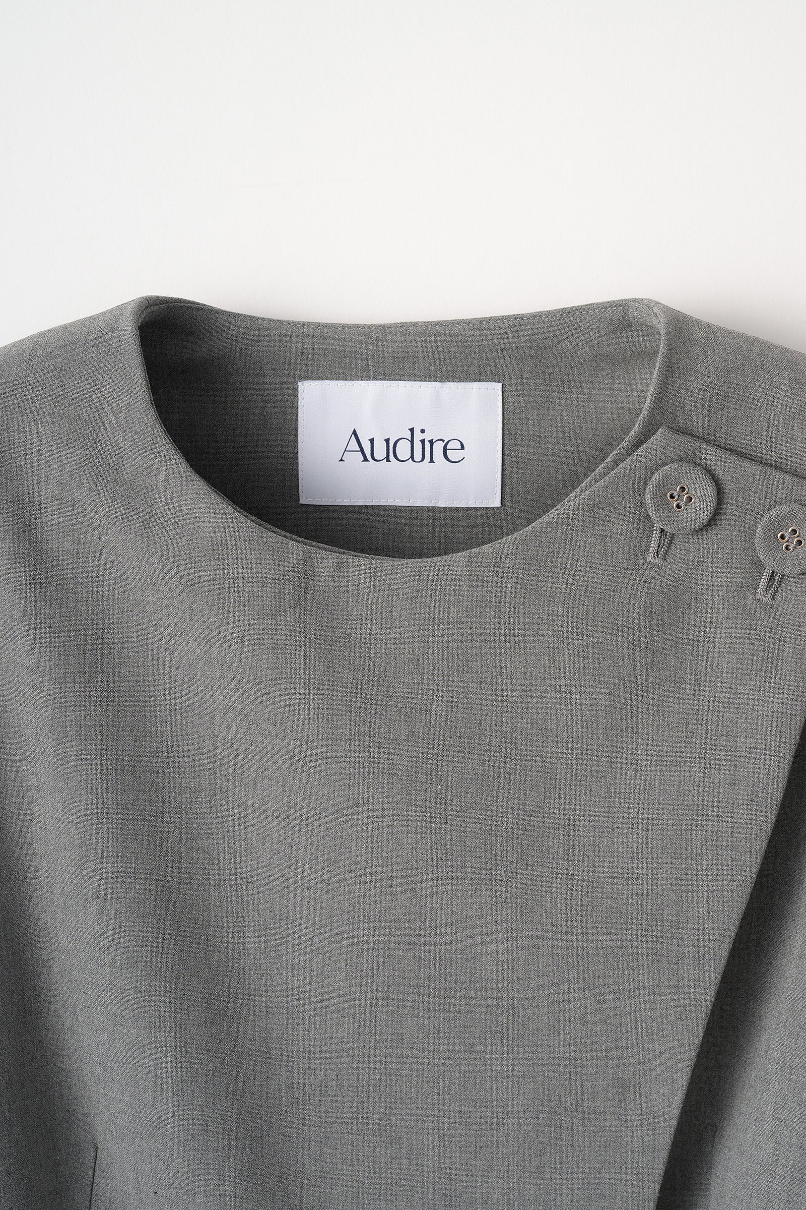 Noona peplum jacket(Gray) – Audire