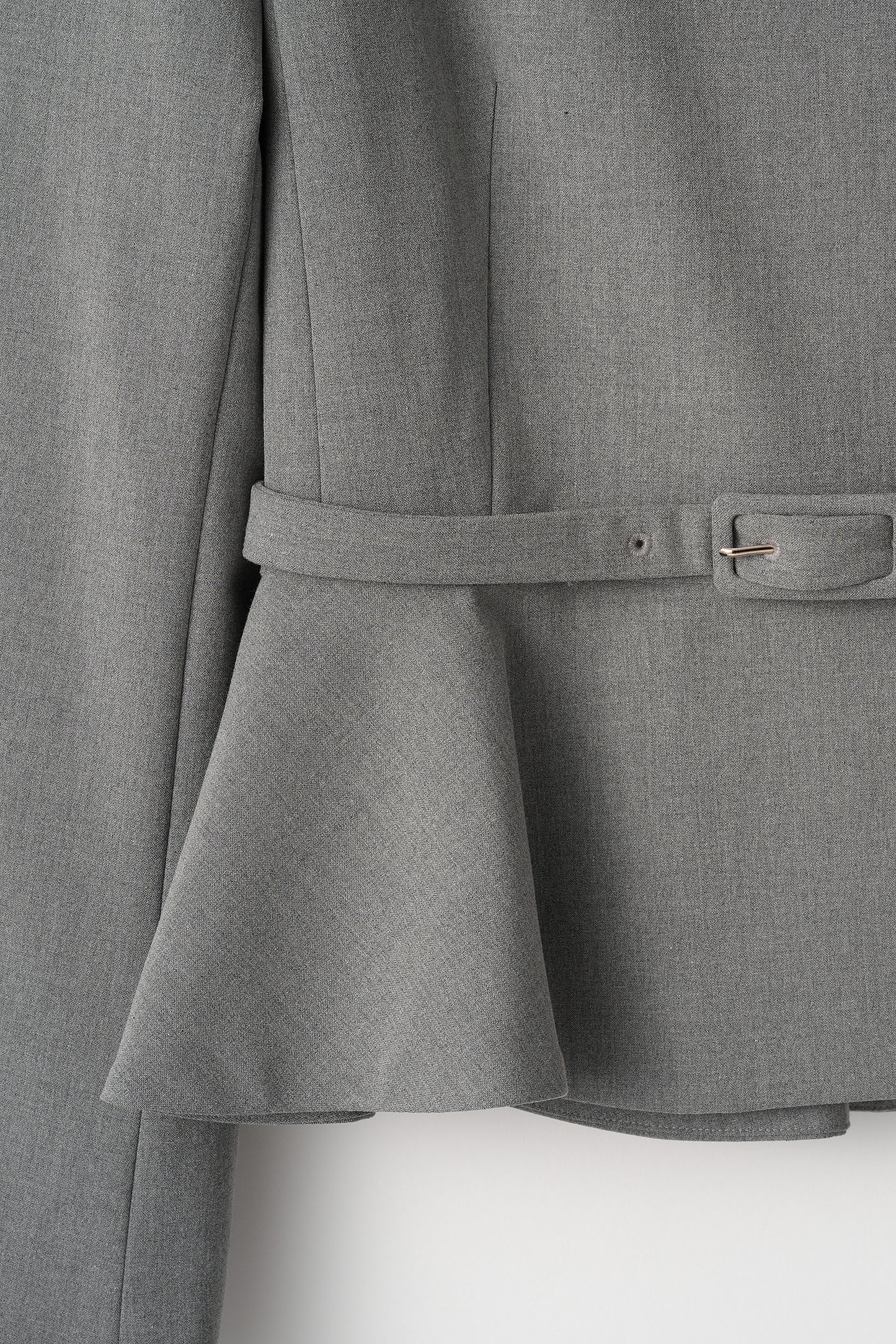 Noona peplum jacket(Gray)