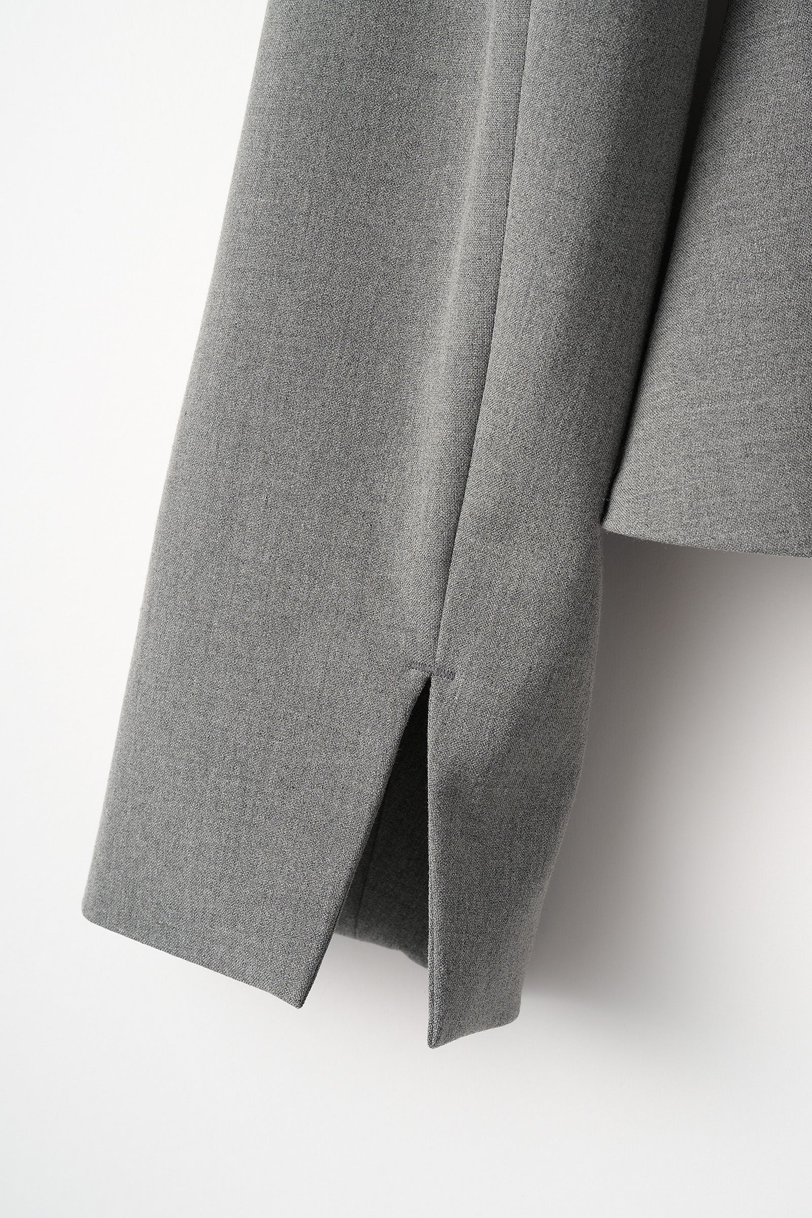 Noona peplum jacket(Gray) – Audire