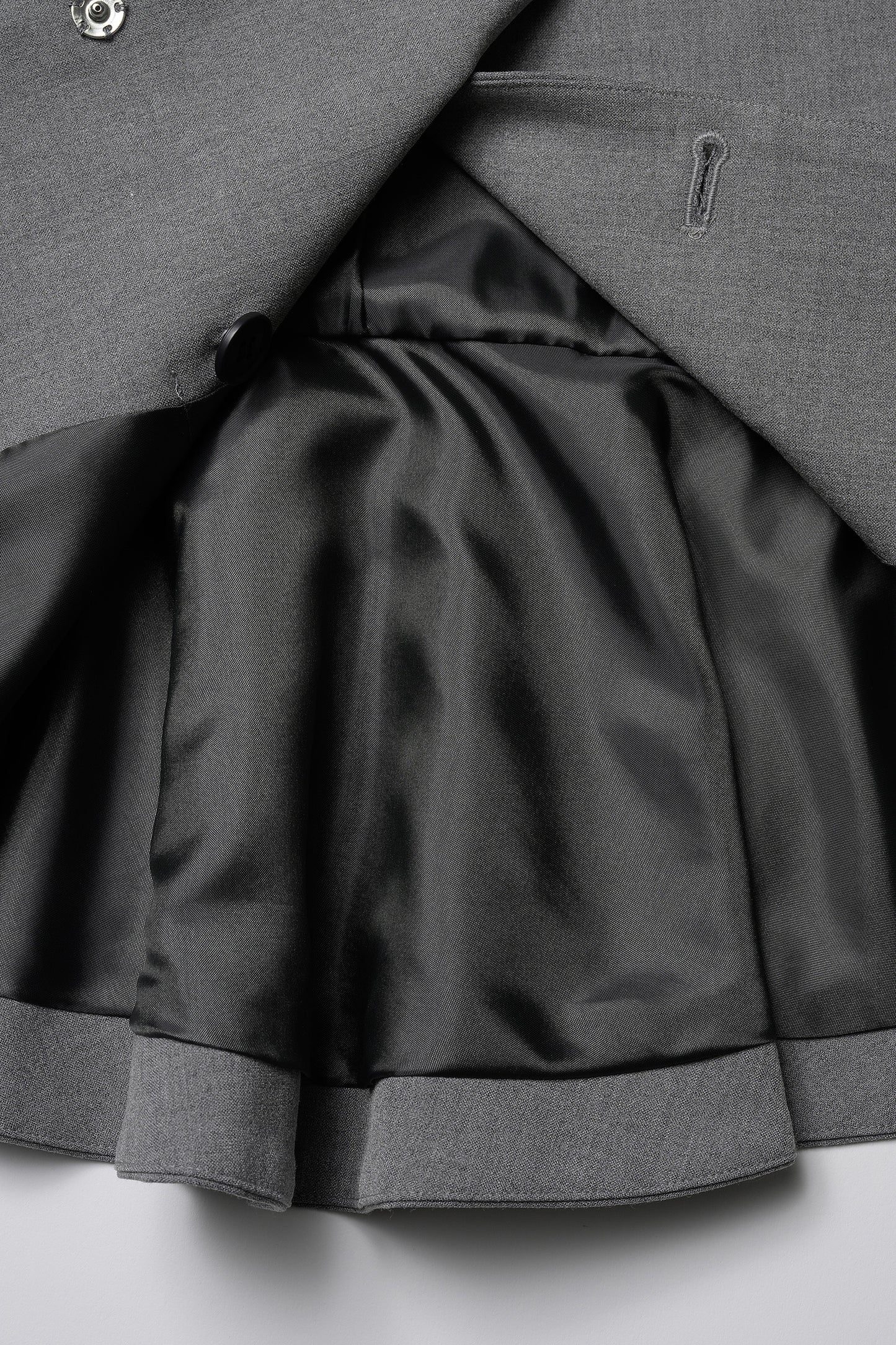 Noona peplum jacket(Gray)