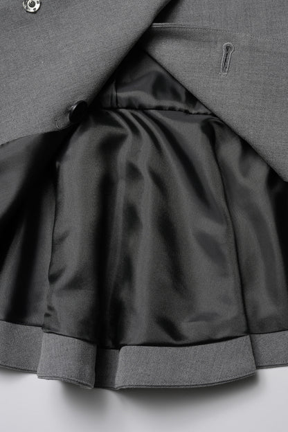 Noona peplum jacket(Gray)