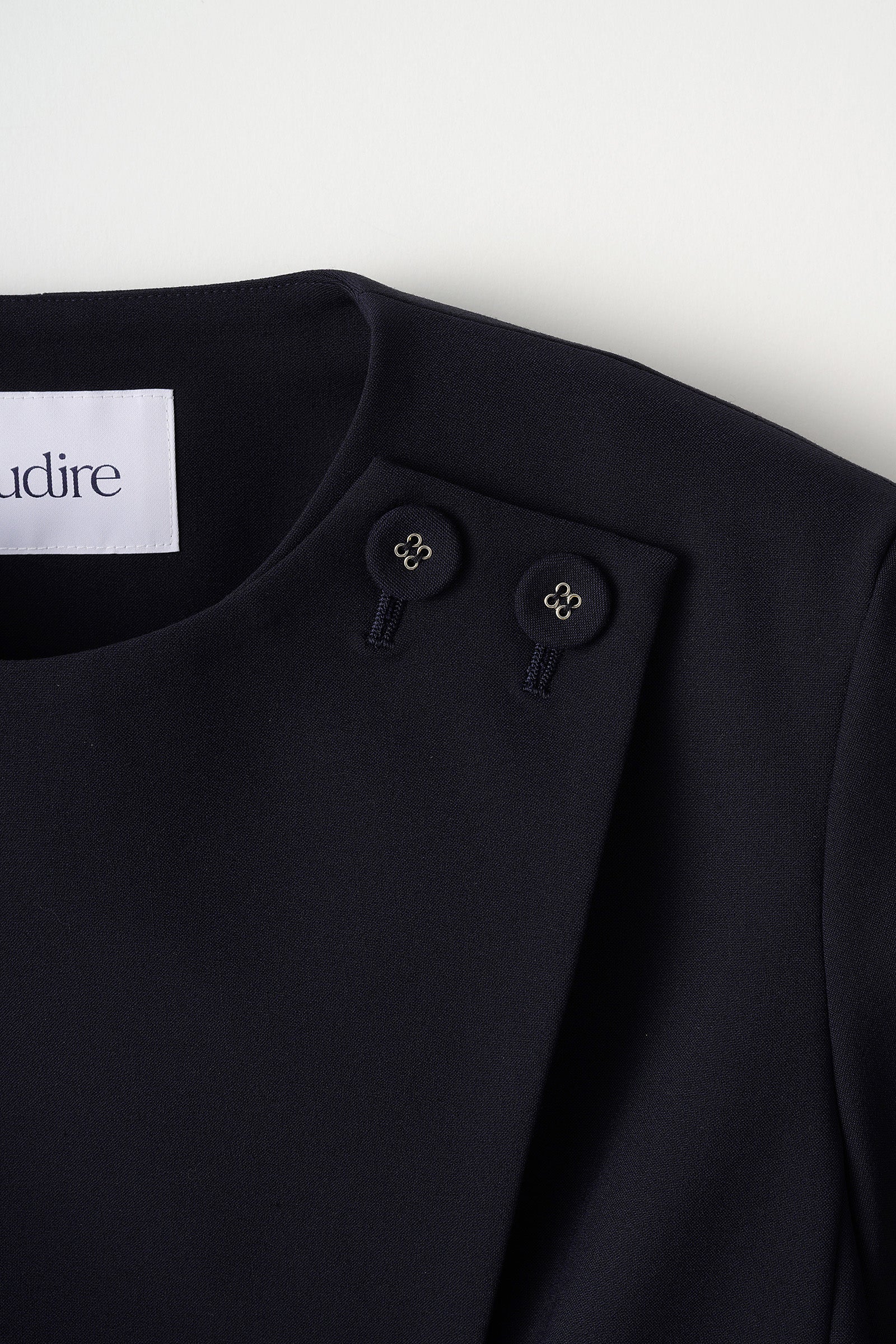 Audireアウディーレ⭐︎Noonaペプラムジャケットネイビー2025AW新品！ Noona peplum jacket(Navy) – Audire