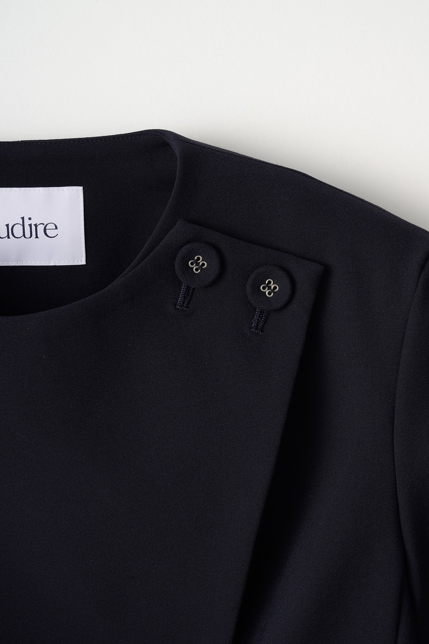 Noona peplum jacket(Navy)