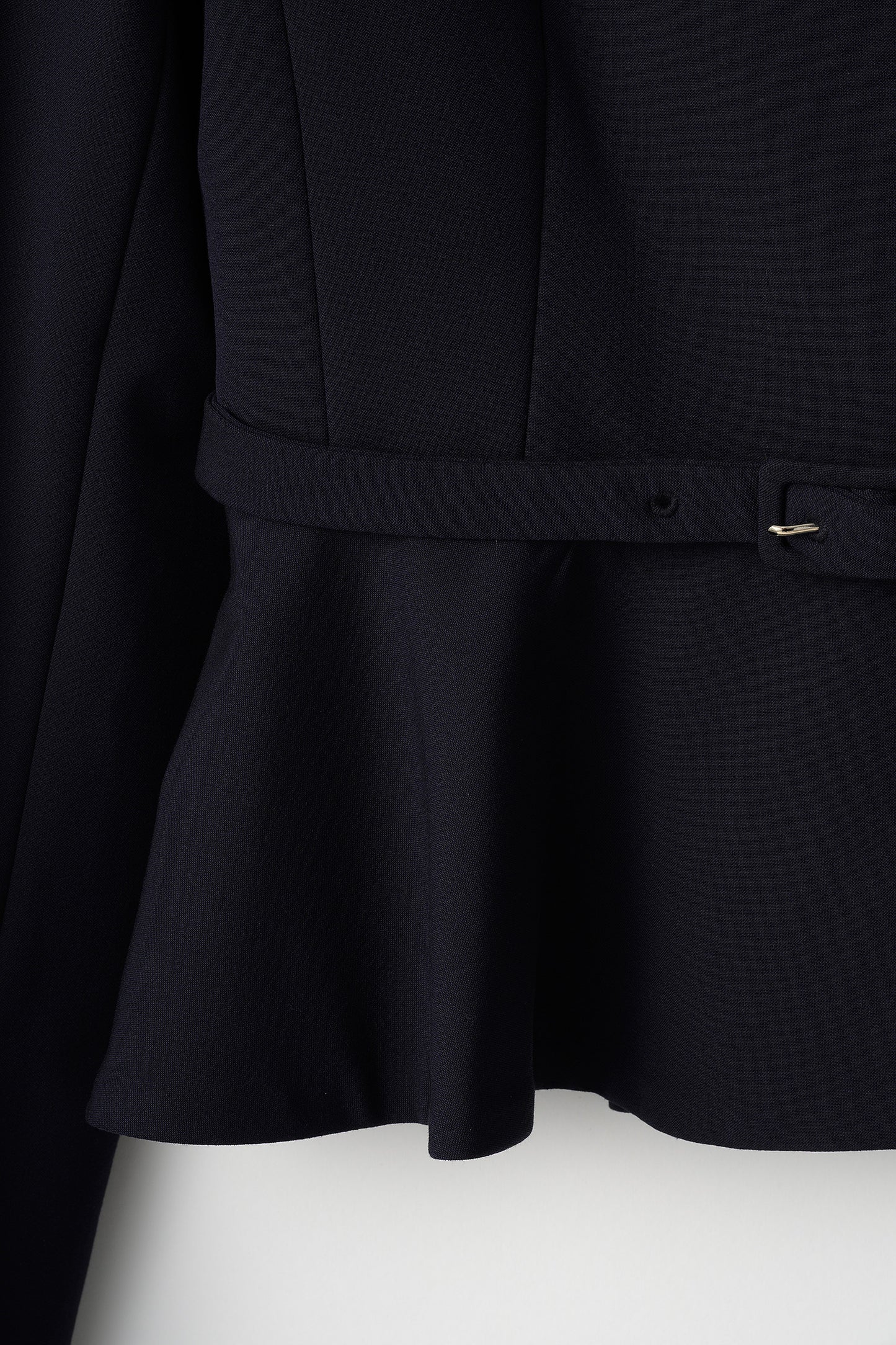 Noona peplum jacket(Navy)