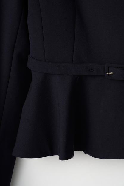 Noona peplum jacket(Navy)