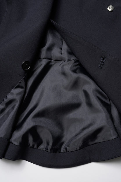 Noona peplum jacket(Navy)