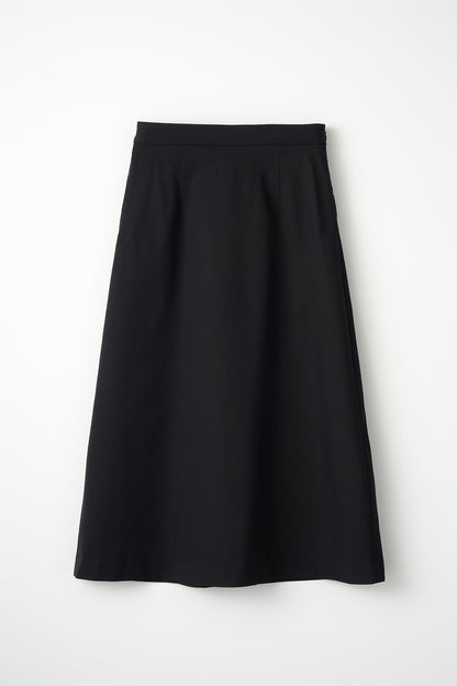 Tulle topping skirt(Black)