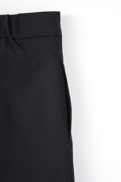 Tulle topping skirt(Black)