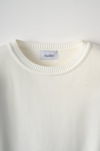 Flurries sleeve kint tops(White)