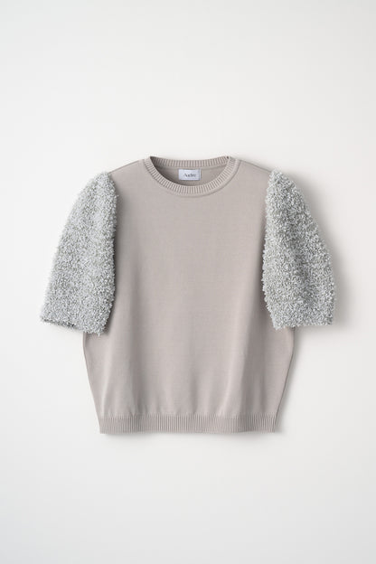 Flurries sleeve kint tops(Gray)