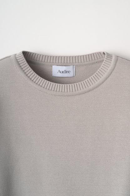 Flurries sleeve kint tops(Gray)