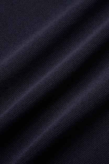 Flurries sleeve kint tops(Navy)