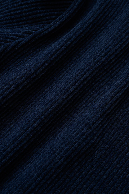 Velor touch bell cardigan(Navy)