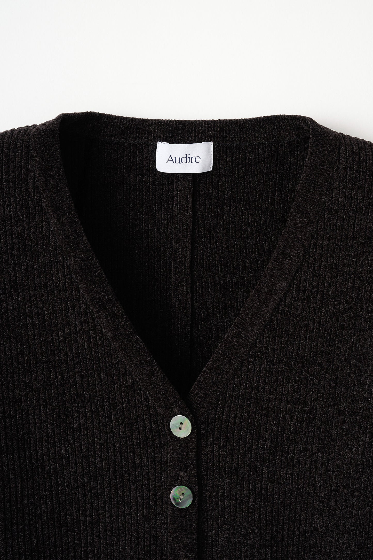 Velor touch bell cardigan(Black)