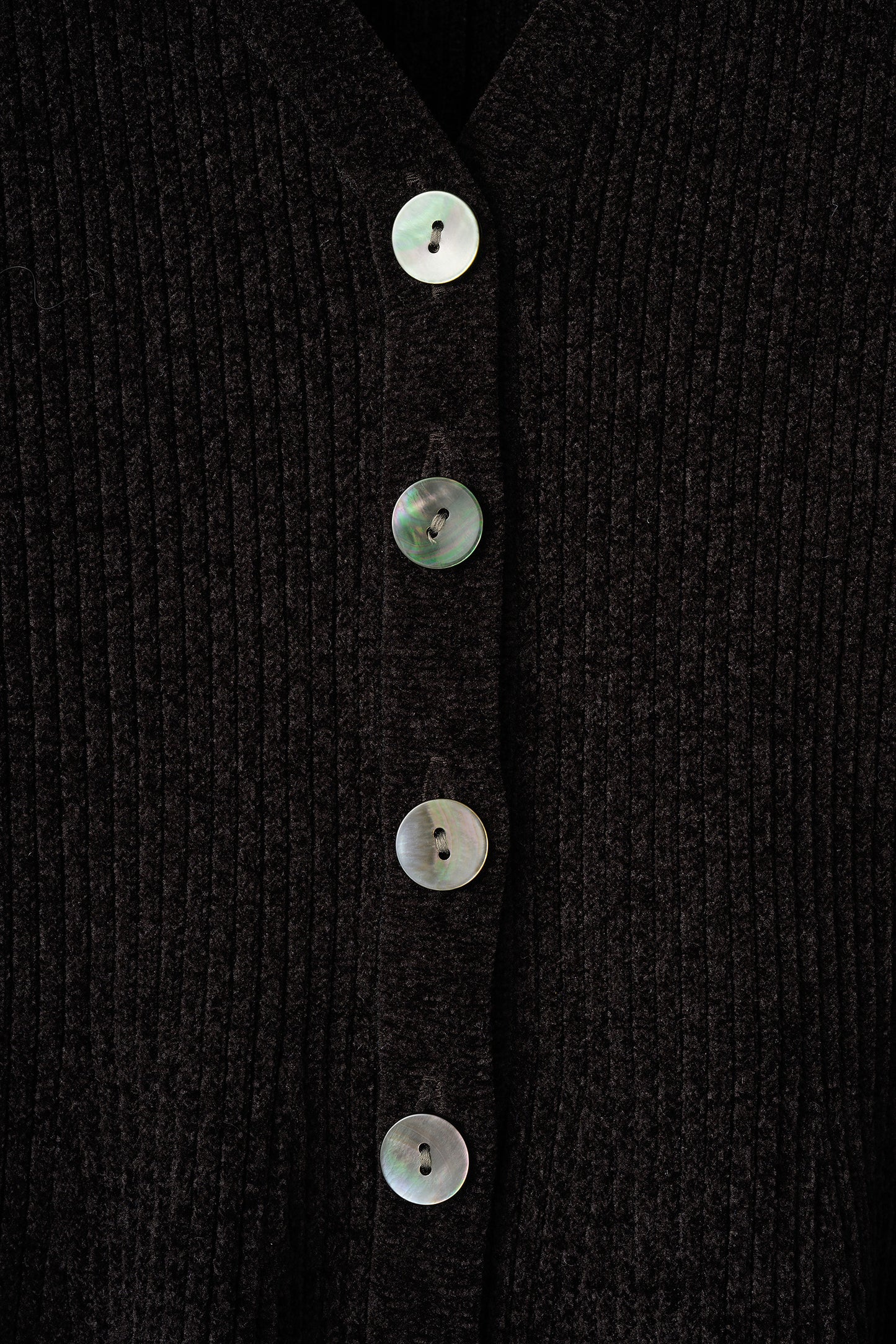 Velor touch bell cardigan(Black)