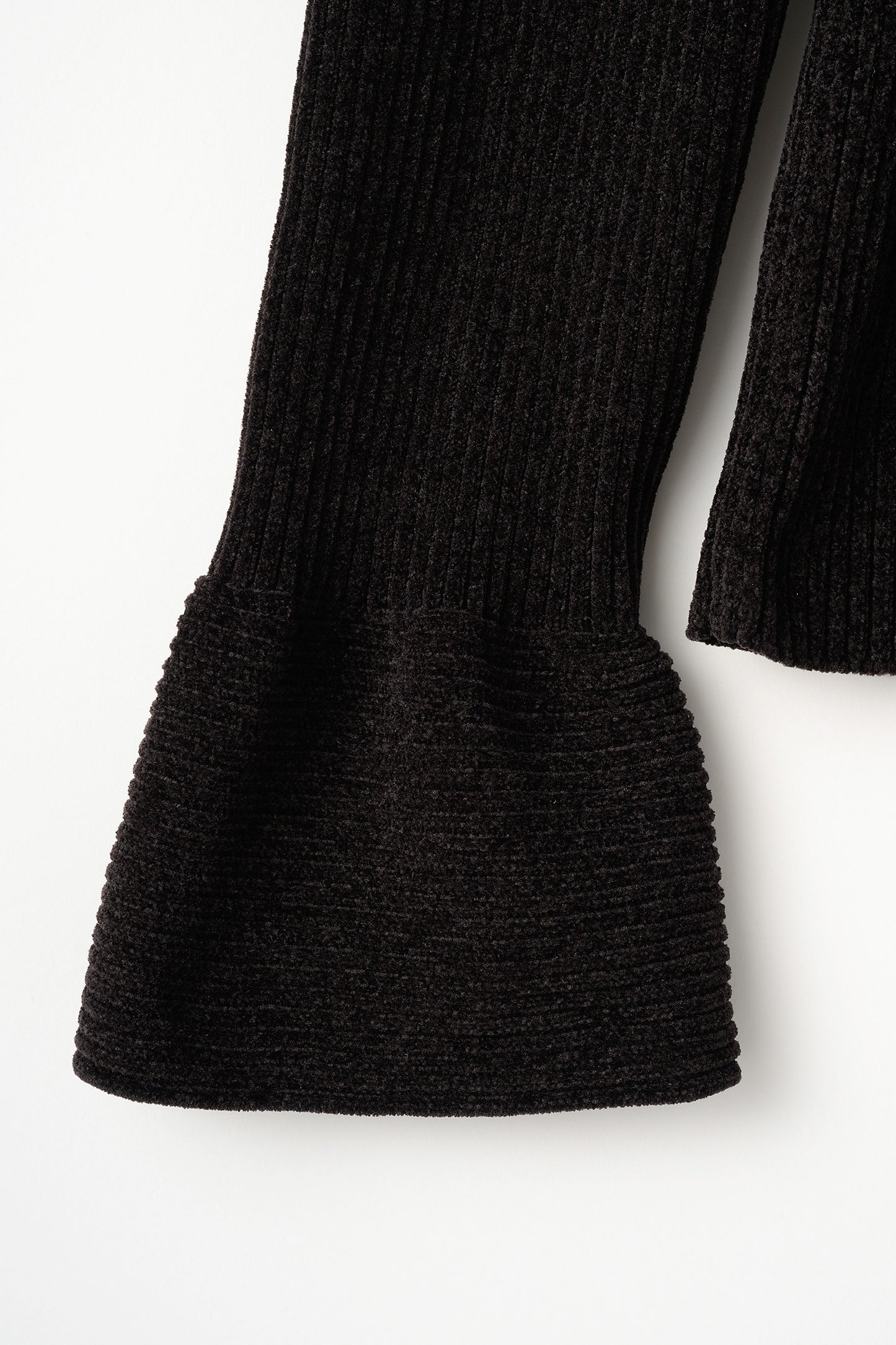 Velor touch bell cardigan(Black)