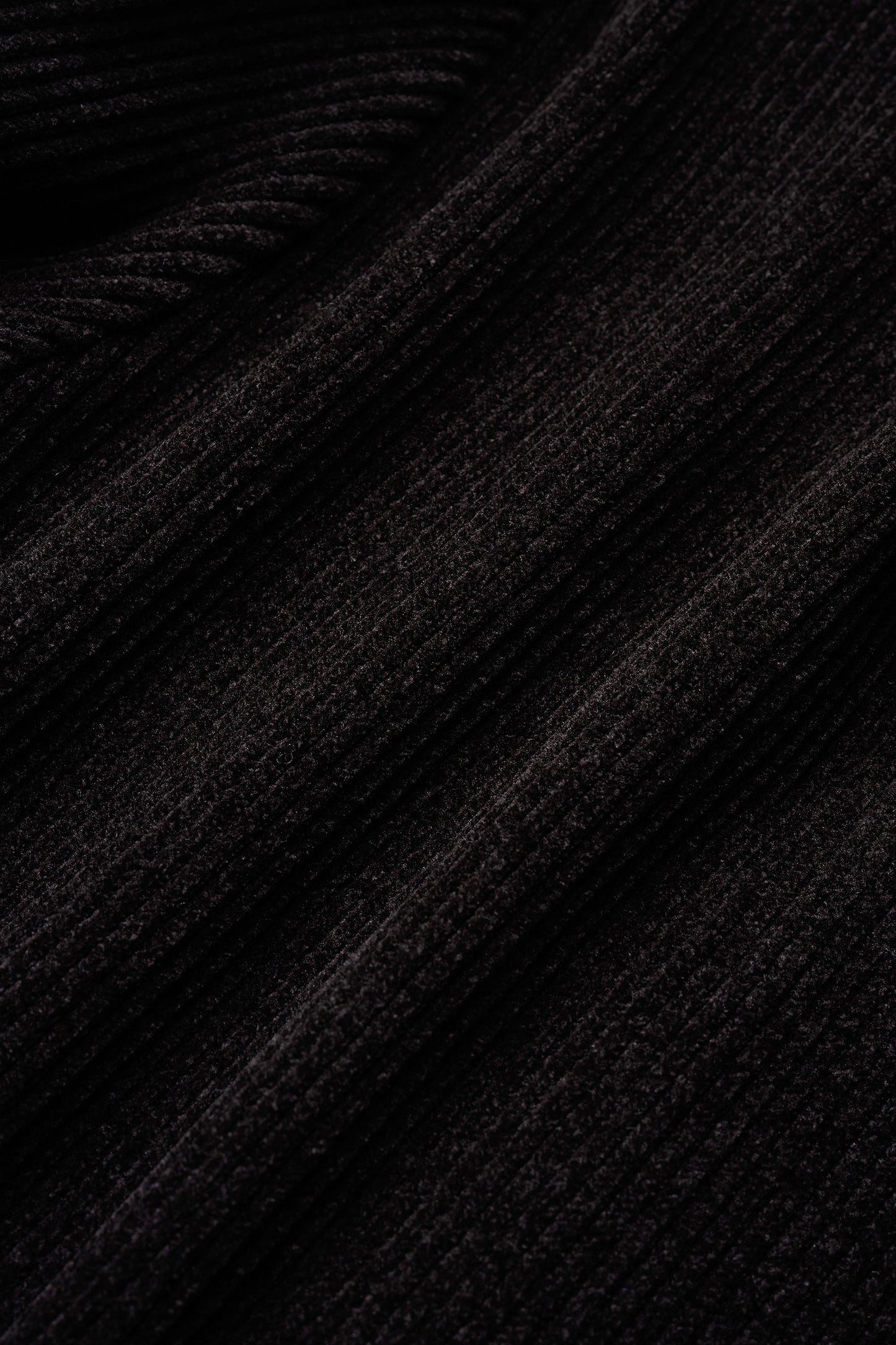 Velor touch bell cardigan(Black)