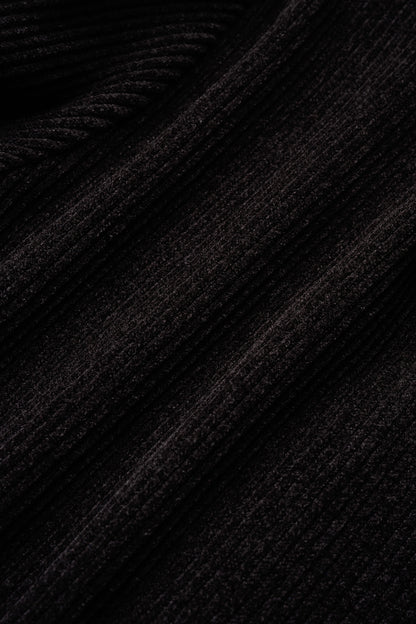 Velor touch bell cardigan(Black)