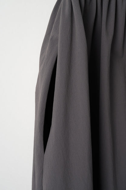 Velor touch knit dress(Gray)