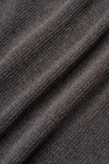 Velor touch knit dress(Gray)