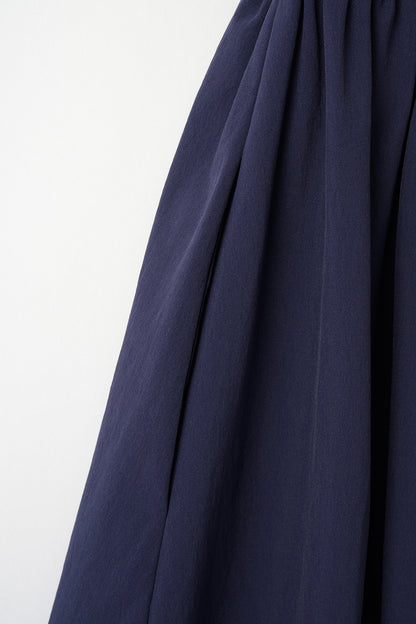 Velor touch knit dress(Navy)