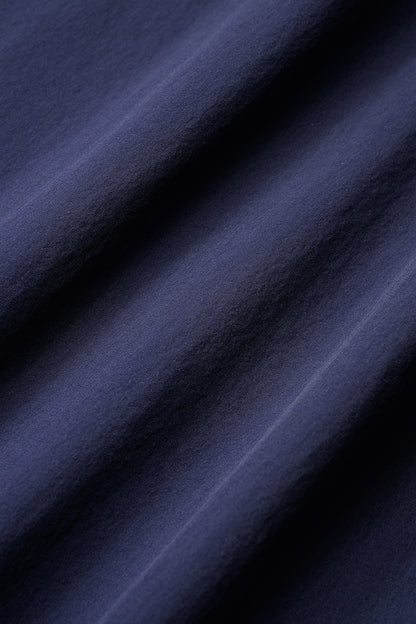 Velor touch knit dress(Navy)