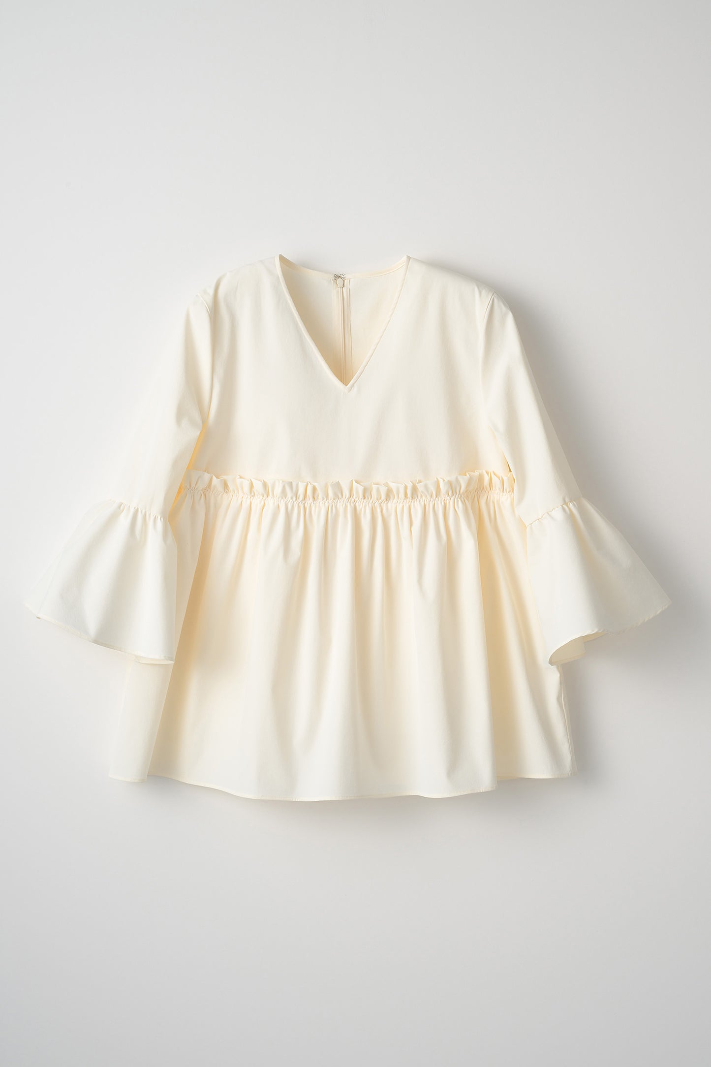 Frills over tops(Ivory)