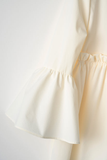 Frills over tops(Ivory)