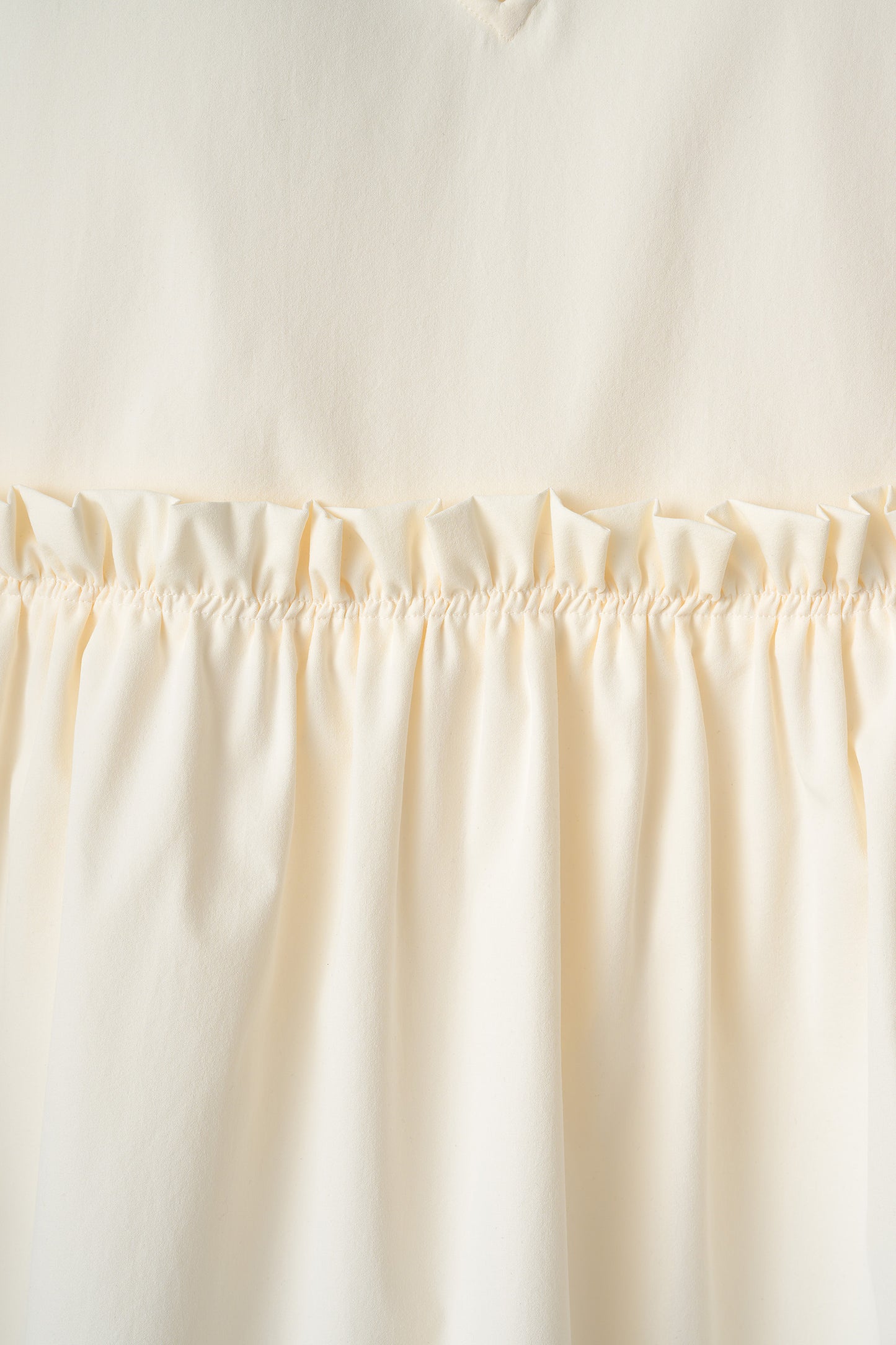 Frills over tops(Ivory)