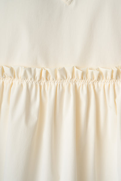 Frills over tops(Ivory)