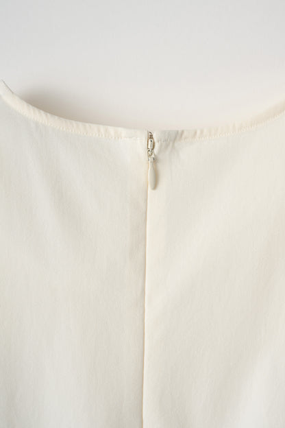 Frills over tops(Ivory)