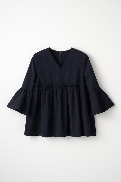 Frills over tops(Navy)