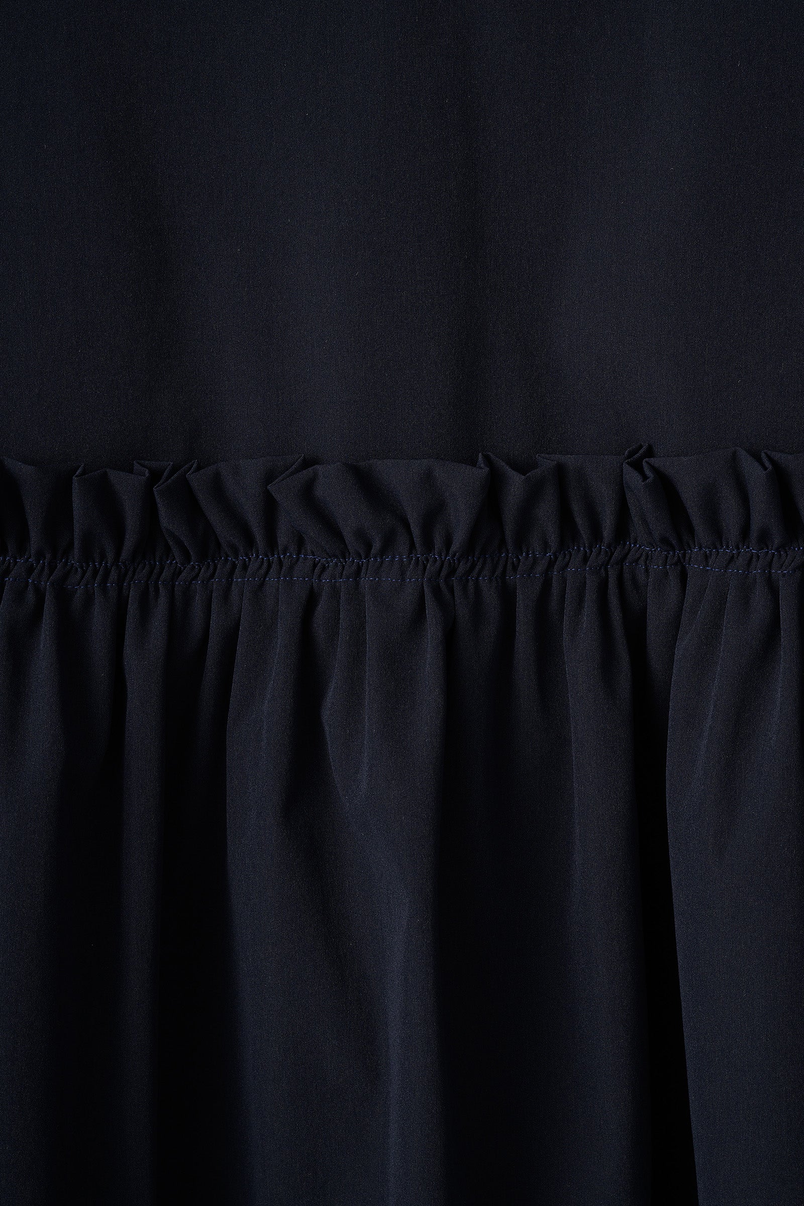 Audire アウディーレ ruffle sleeve blouse Navy 【公式通販】