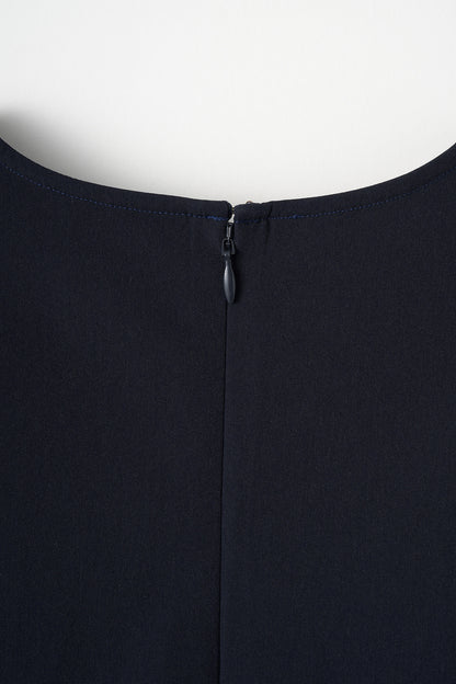 Frills over tops(Navy)