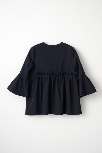 Frills over tops(Navy)
