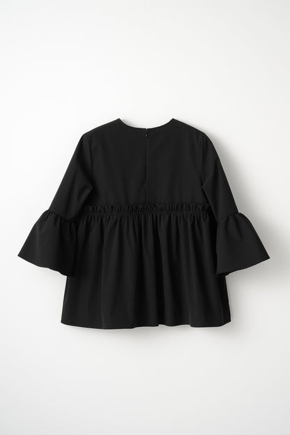 Frills over tops(Black)