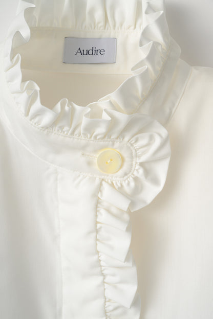 French chic blouse(White)