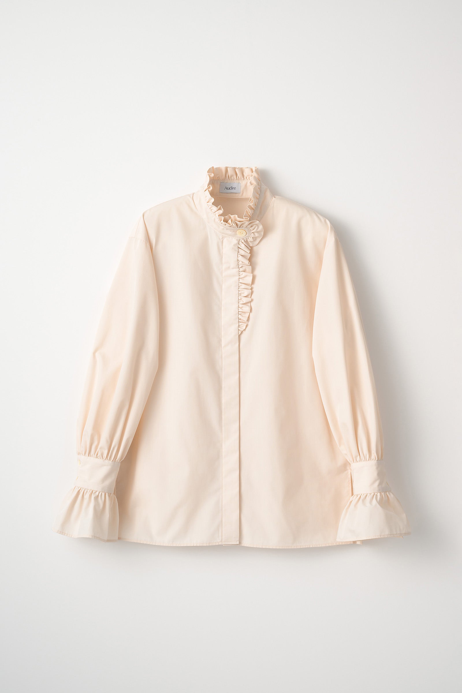 ※再取引用フリルブラウス French chic blouse(Cream) French chic blouse(Cream) – Audire