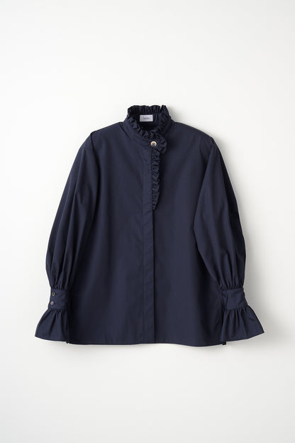 French chic blouse(Navy)