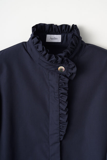 French chic blouse(Navy)