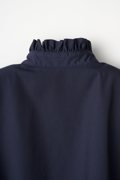 French chic blouse(Navy)