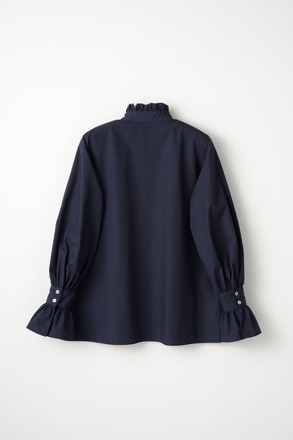French chic blouse(Navy)