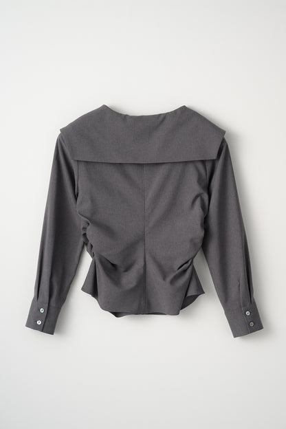 Shoreline blouse(Gray)