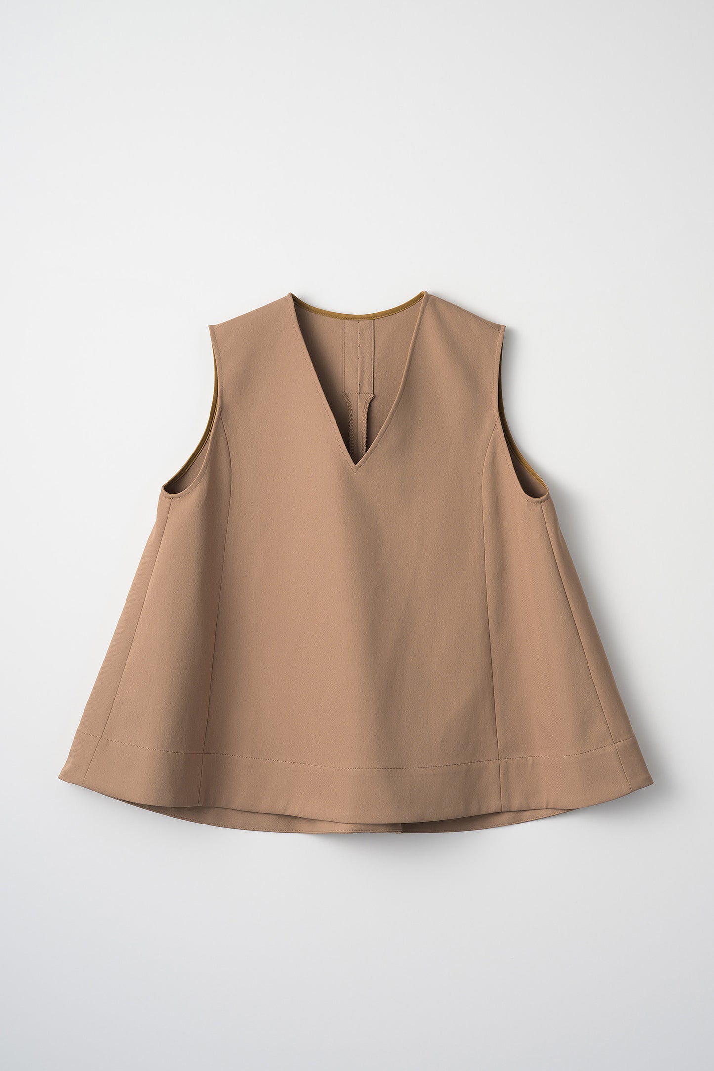 Frame layeard vest(Camel)