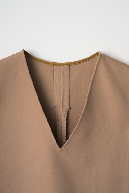 Frame layeard vest(Camel)