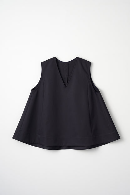 Frame layeard vest(Navy)