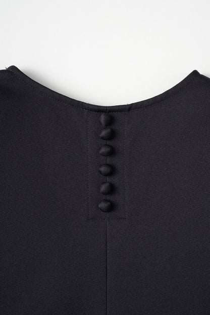 Frame layeard vest(Navy)